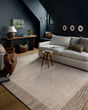 Calvin CLV-04 Ivory/Pebble Area Rug