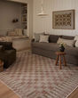 Cali CIL-06 Brick/Natural Area Rug