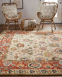 Carrington 6805F Ivory/Red/Blue Area Rug