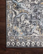 Cassandra CSN-02 Charcoal/Gold Area Rug