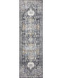 Cassandra CSN-02 Charcoal/Gold Area Rug