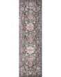 Cassandra CSN-03 Charcoal/Rust Area Rug