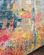 Celestial CES09 Blue/Yellow Area Rug