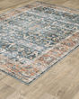 Charleston cha06 Blue/Rust Area Rug