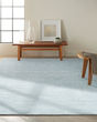 Ck010 Linear LNR01 Light Blue Area Rug