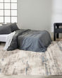 CK022 Infinity IFN02 Ivory Grey Blue Area Rug