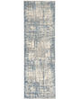 Ck950 Rush CK950 Ivory Blue Area Rug