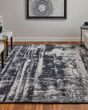 Coda 8929F Black/White Area Rug