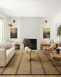 Colton CON-01 Natural/Black Area Rug