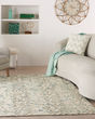 Colorado CLR02 Iv/Green Area Rug