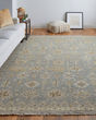 Corbitt 0610F Blue/Gray/Ivory Area Rug