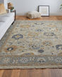 Corbitt 0612F Blue/Brown/Gray Rug