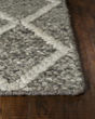 Cortico 6162 Dark Grey Diamonds Area Rug