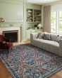 Courtyard COU-02 Red Area Rug