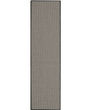 Courtyard COU01 Black White Area Rug