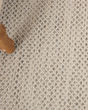 Courtyard COU01 Ivory Silver Area Rug