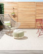 Courtyard COU01 Ivory Silver Area Rug