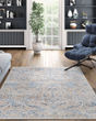 Couture Ballerine Gold/Denim Area Rug
