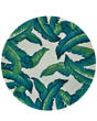 Covington Palm Leaves Green Area Rug