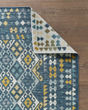 Dahlia 1402 Blue Mosaic Area Rug