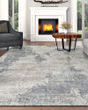 Dreamscape Watercolors Ivory/Grey Area Rug