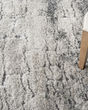Dreamy Shag DRS01 Ivory/Charcoal Area Rug