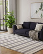 Duprine 0560F White/Ivory/Blue Rug