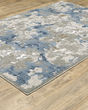 Easton 3313q Beige/Blue Area Rug
