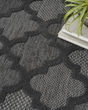 Easy Care NES01 Charcoal Black Area Rug