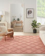 Easy Care NES01 Coral/Orange Area Rug