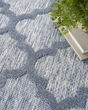 Easy Care NES01 Denim Blue Area Rug