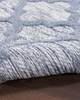 Easy Care NES01 Denim Blue Area Rug