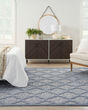 Easy Care NES01 Denim Blue Area Rug
