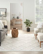 Easy Care NES01 Ivory/White Area Rug