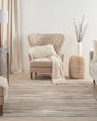 Elation ETN01 Ivory Grey Area Rug