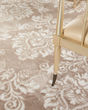 Elation ETN03 Ivory Mocha Area Rug