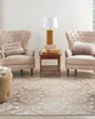 Elation ETN03 Ivory Mocha Area Rug