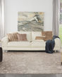 Elation ETN03 Ivory Mocha Area Rug