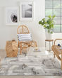 Elation ETN06 Grey Ivory Area Rug