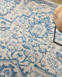 Elation ETN10 Ivory Blue Area Rug