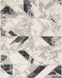 Elation ETN11 Ivory/Grey Area Rug