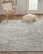 Elias 6589F Gray/Blue Area Rug