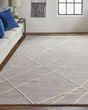 Euclid T8004 Taupe/Ivory/Gray Rug