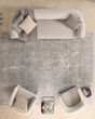 Exhale EXL02 Beige Blue Area Rug