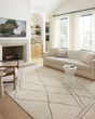Fabian FAB-02 Ivory/Charcoal Area Rug