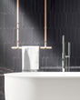 Fence Nero Glossy Ceramic Tile