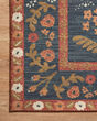 Fiore FIO-01 Navy/Rust Area Rug