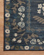 Fiore FIO-01 Navy Grey Area Rug