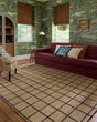 Fletcher FLE-01 Natural/Black Area Rug