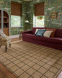Fletcher FLE-01 Natural/Olive Area Rug